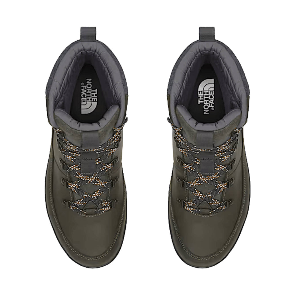 The North Face Men's Bergen Leather Waterproof Winter Boots - New Taupe Green/Asphalt Grey - Lenny's Shoe & Apparel