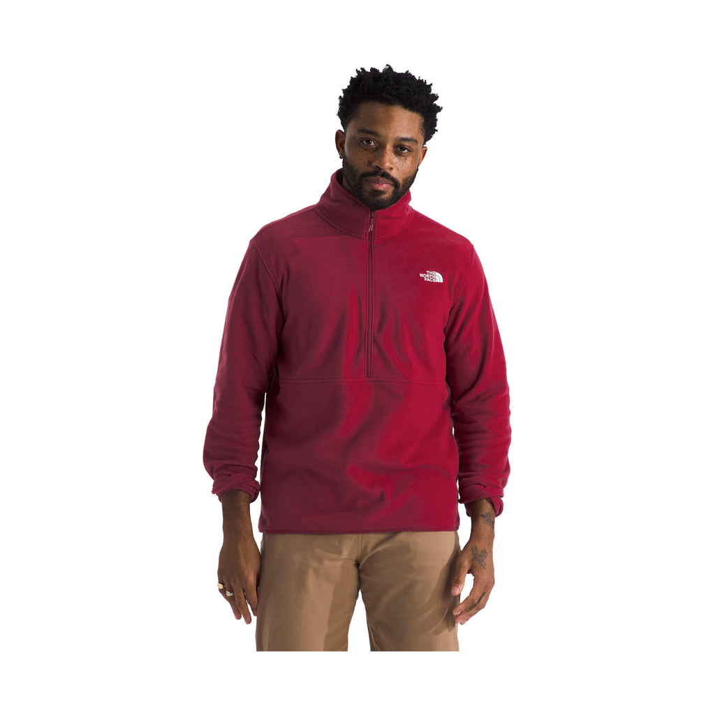 The North Face Men's Glacier Fleece Half Zip - Beetroot - Lenny's Shoe & Apparel