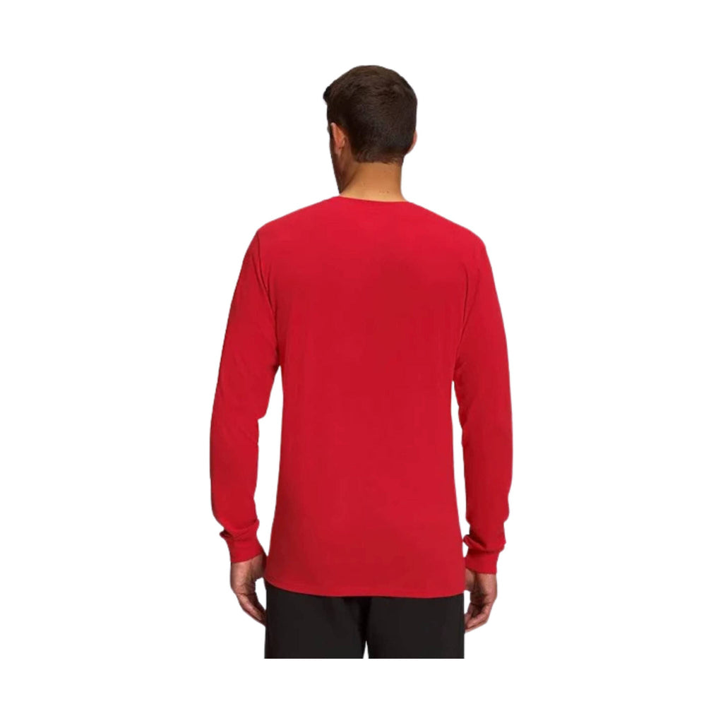 The North Face Men's Long Sleeve Half Dome Tee - TNF Red/TNF White - Lenny's Shoe & Apparel