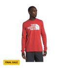 The North Face Men's Long Sleeve Half Dome Tee - TNF Red/TNF White - Lenny's Shoe & Apparel