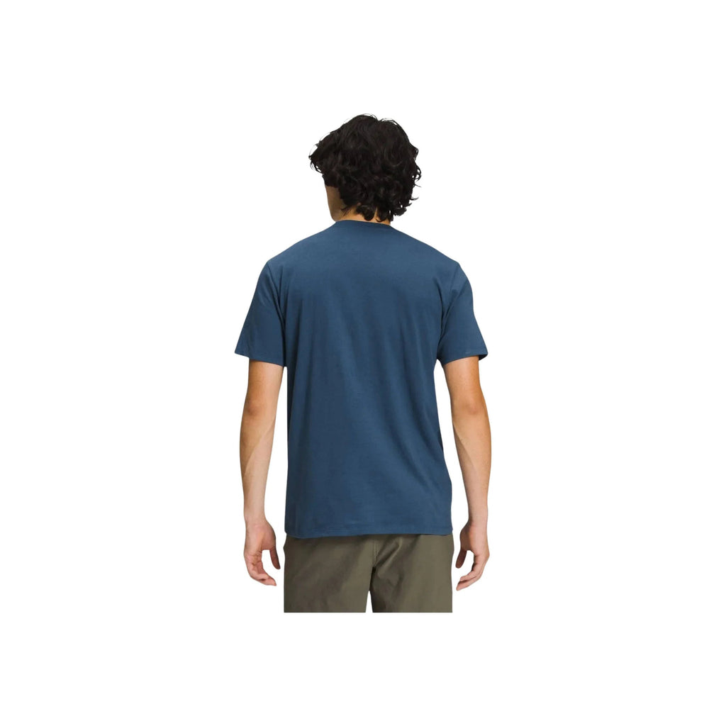 The North Face Men's Short Sleeve Half Dome Tee - Shady Blue/TNF White - Lenny's Shoe & Apparel
