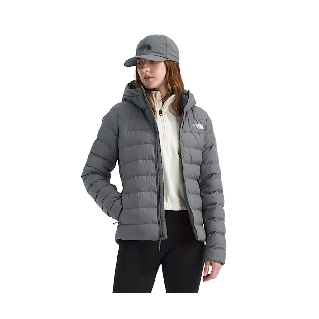 The North Face Women's Aconcagua 3 Hoodie Jacket - Smoked Pearl - Lenny's Shoe & Apparel