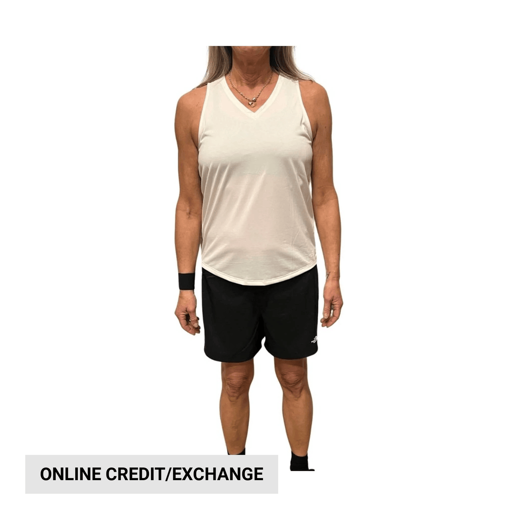 The North Face Women's Elevation Life Tank - Gardenia White - Lenny's Shoe & Apparel
