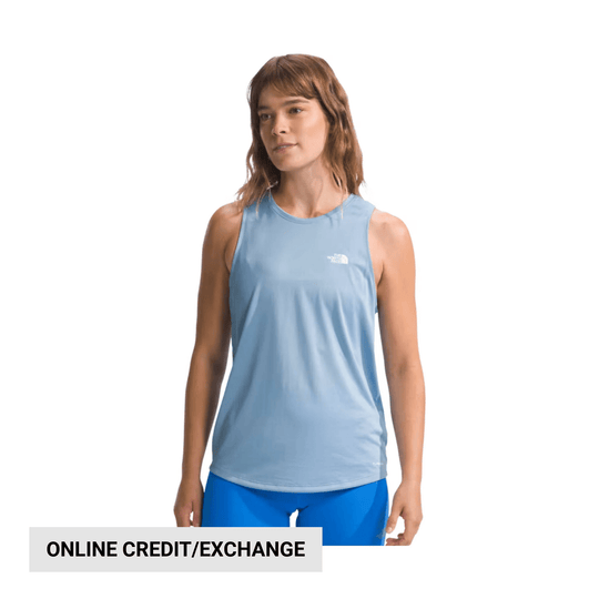 The North Face Women's Elevation Tank - Steel Blue - Lenny's Shoe & Apparel
