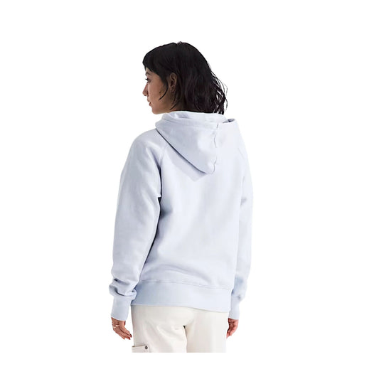 Light gray hooded sweatshirt shown from the back