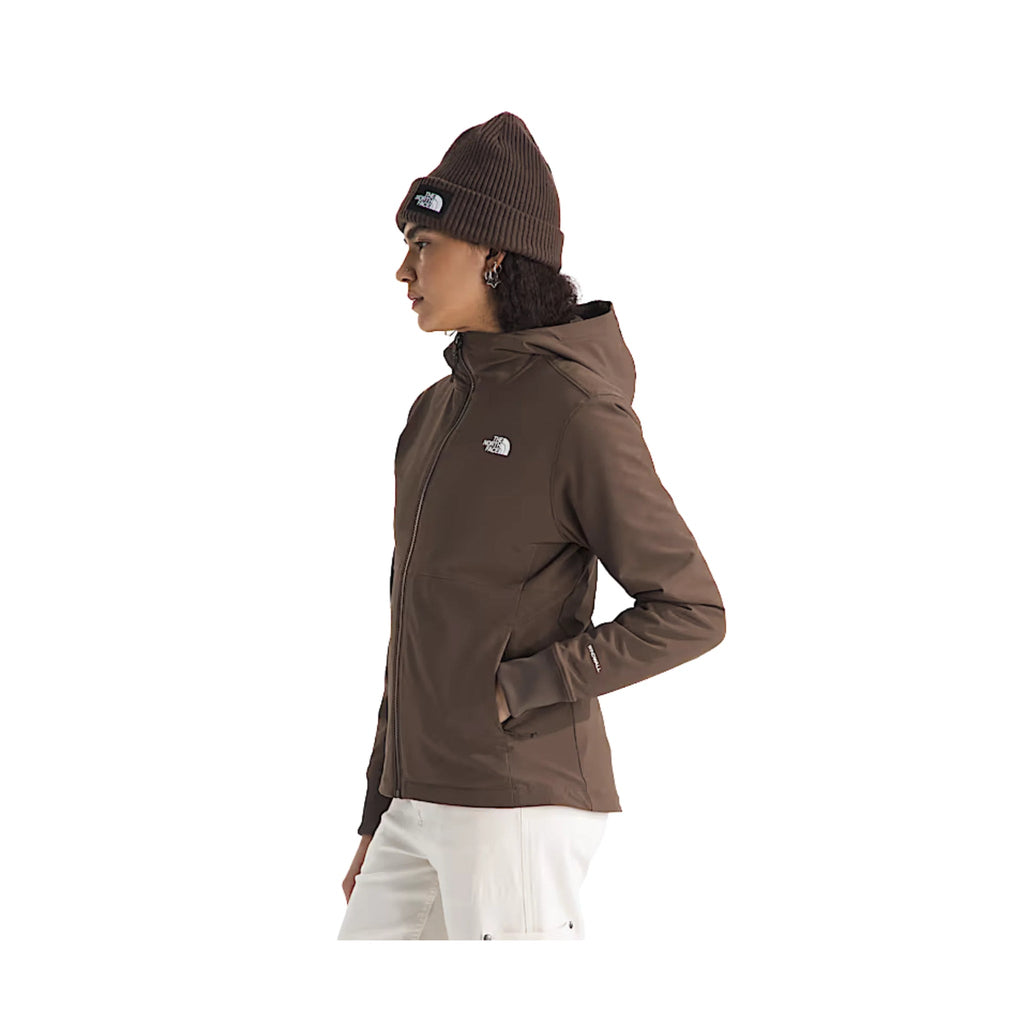 The North Face Women's Shelbe Raschel Hoodie Jacket - Smokey Brown - Lenny's Shoe & Apparel