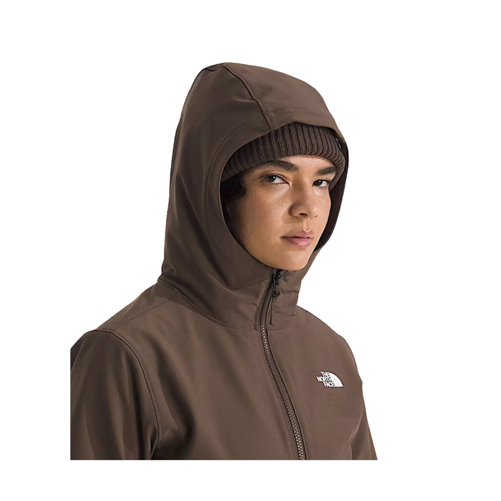 The North Face Women's Shelbe Raschel Hoodie Jacket - Smokey Brown - Lenny's Shoe & Apparel