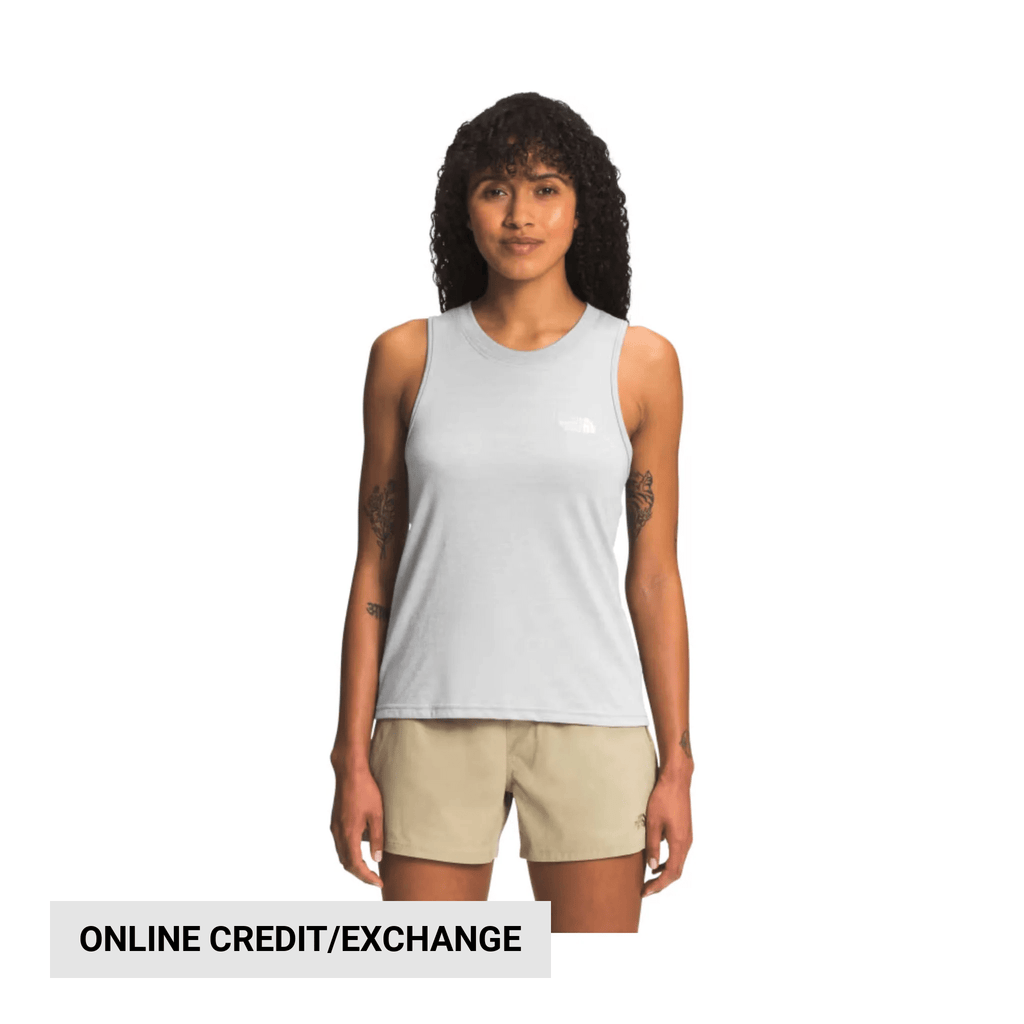 The North Face Women's Simple Logo Tank - TNF Light Grey Heather - Lenny's Shoe & Apparel