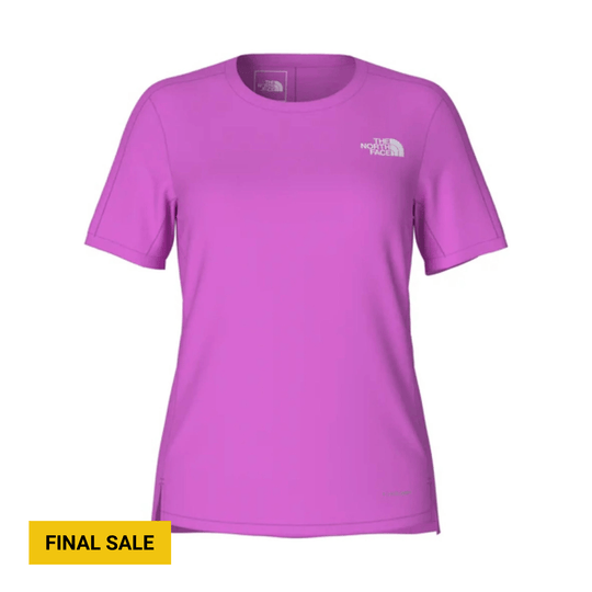 Purple short-sleeve athletic T-shirt with small chest logo and a "FINAL SALE" badge