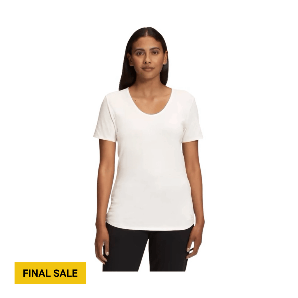 The North Face Women's Terrain Short Sleeve Scoop - Neck Tee - Gardenia White - Lenny's Shoe & Apparel