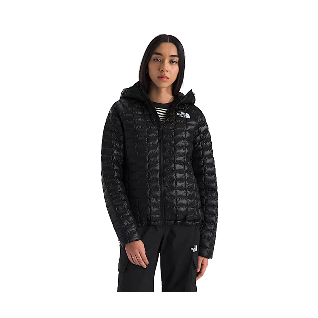 The North Face Women's Thermoball Hooded Jacket - TNF Black - Lenny's Shoe & Apparel