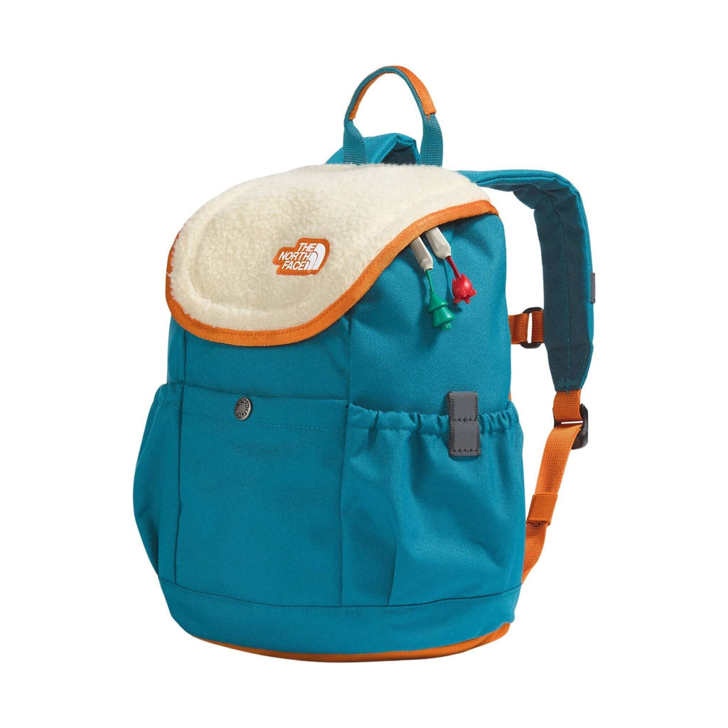 The North Face Youth Mini Explorer Backpack - Blue Moss/Gravel/Desert Rust - Lenny's Shoe & Apparel
