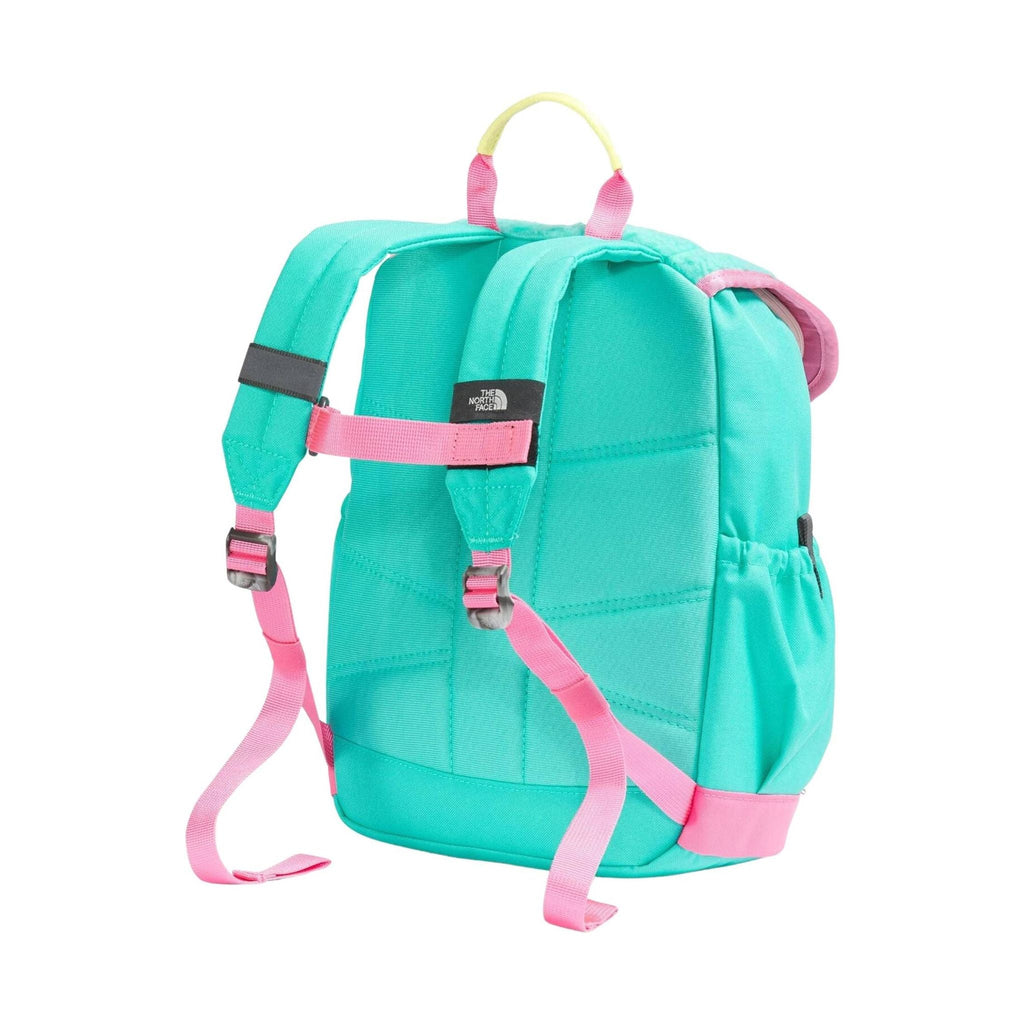 The North Face Youth Mini Explorer Backpack - Geyser Aqua/Gamma Pink/Lemon Yellow - Lenny's Shoe & Apparel