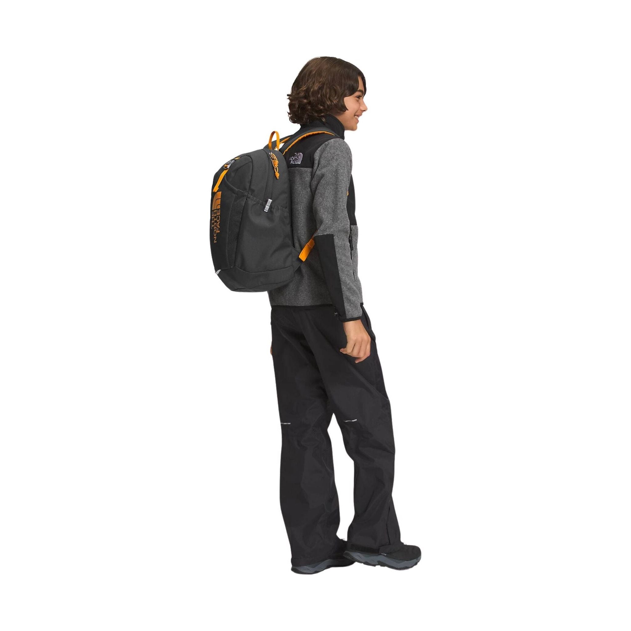 The North Face Youth Mini Recon Backpack Asphalt Grey/Cone