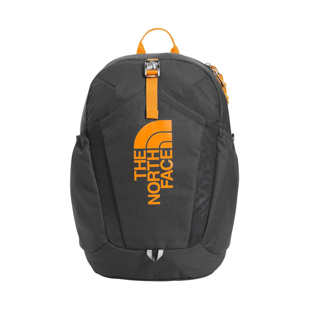 The North Face Youth Mini Recon Backpack - Asphalt Grey/Cone Orange - Lenny's Shoe & Apparel