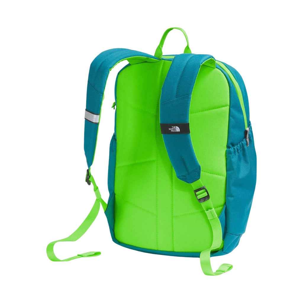 The North Face Youth Mini Recon Backpack - Blue Moss/Safety Green - Lenny's Shoe & Apparel