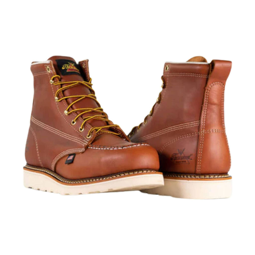 Thorogood Men's 6 Inch Moc Steel Toe Work Boot - Tobacco - Lenny's Shoe & Apparel
