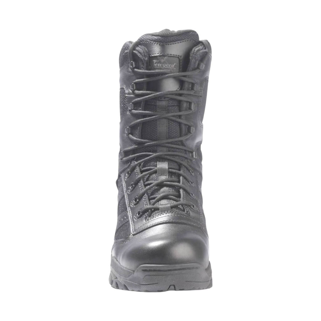 Thorogood Men's 8 Inch Side Zip Waterproof Composite Toe Work Boot - Black - Lenny's Shoe & Apparel