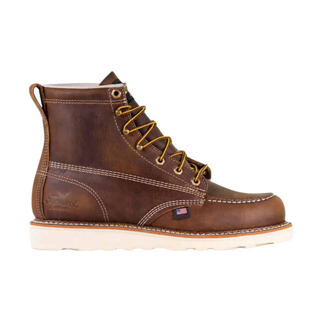 Thorogood Men's American Heritage 6 Inch Moc Toe Work Boot - Crazy Horse - Lenny's Shoe & Apparel