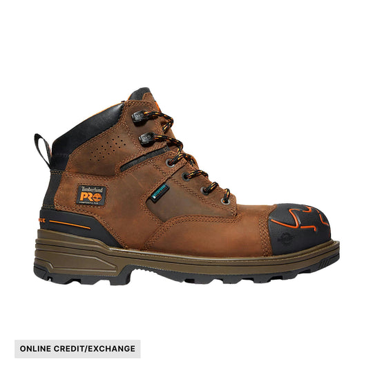 Timberland Pro Men's 6 Inch Magnitude Composite Toe Waterproof Work Boots - Brown Mocha - ONLINE CREDIT/EXCHANGE - Lenny's Shoe & Apparel