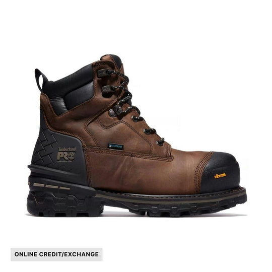 Timberland Pro Men's Boondock HD 6 Inch Composite Toe Work Boot - Brown Full-Grain - ONLINE CREDIT/EXCHANGE - Lenny's Shoe & Apparel