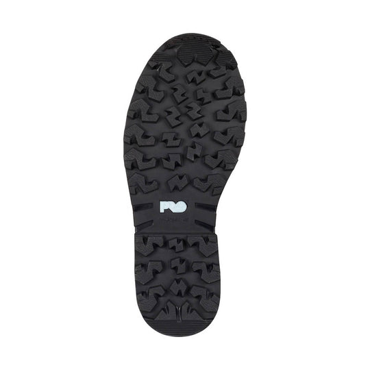 Black rugged boot outsole with deep lug tread and PRO marking