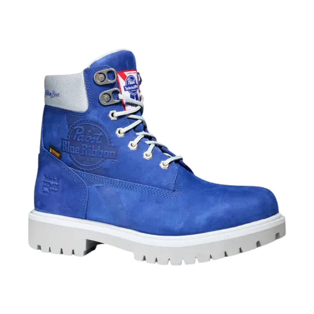 Timberland Pro Men's Pabst Direct Attach Waterproof Soft Toe Work Boots - Blue - Lenny's Shoe & Apparel