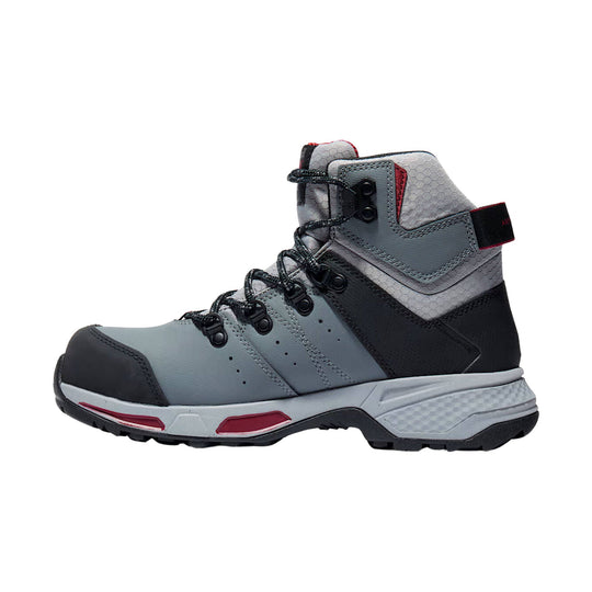 Grey and Purple work boot