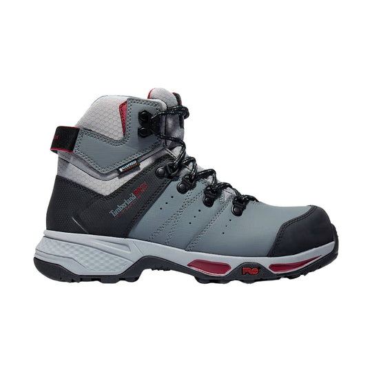 Grey and Purple work boot