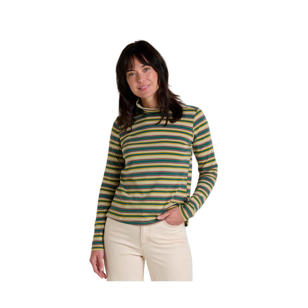 Toad & Co Maisey Long Sleeve T - Neck - Barley Multi - Lenny's Shoe & Apparel