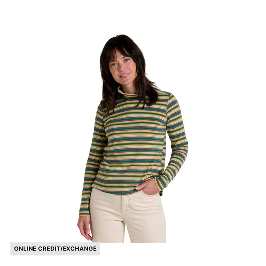 Toad & Co Maisey Long Sleeve T-Neck - Barley Multi - ONLINE CREDIT/EXCHANGE - Lenny's Shoe & Apparel