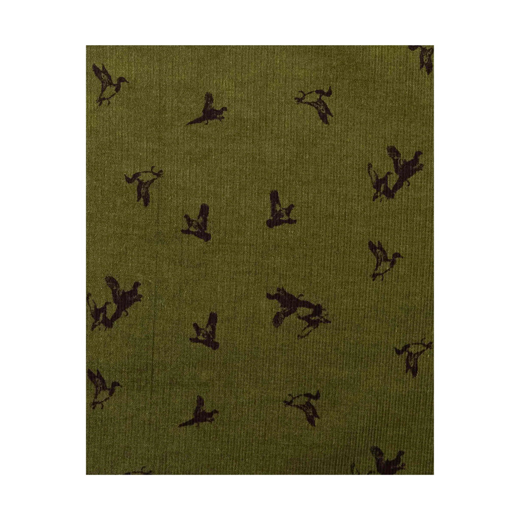 Toad & Co Men's Scouter Cord Long Sleeve Shirt - Fir Bird Print - Lenny's Shoe & Apparel