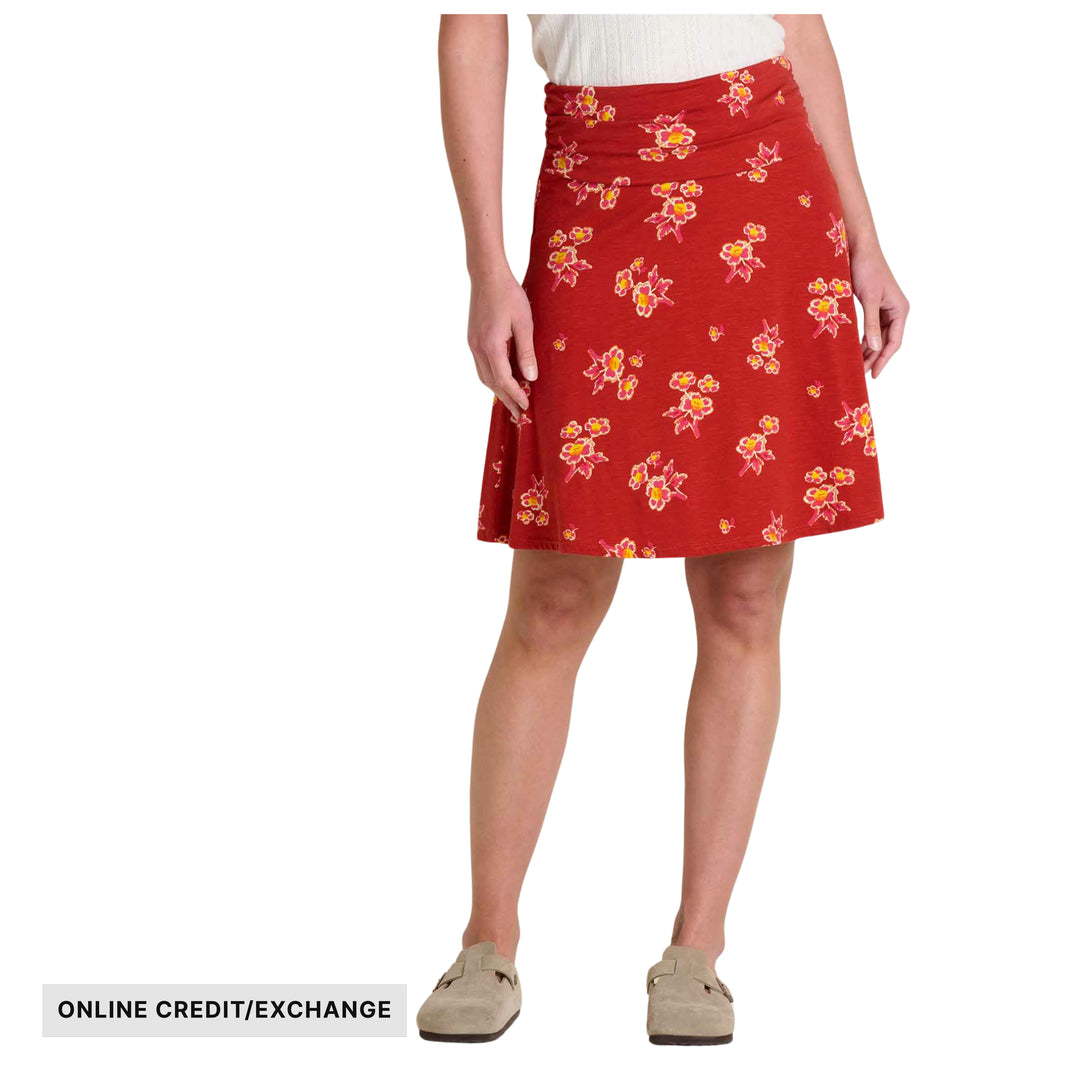 Toad & Co Women's Chaka Skirt - Campfire Lg Floral - ONLINE CREDIT/EXCHANGE - Lenny's Shoe & Apparel