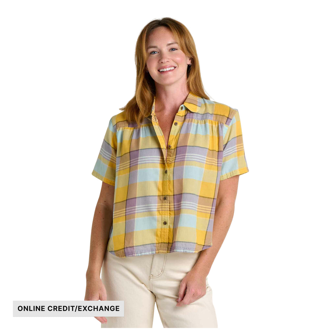 Toad & Co Women's Holly Shirt - Faded Lilac Pattern - ONLINE CREDIT/EXCHANGE - Lenny's Shoe & Apparel