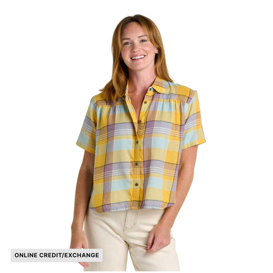 Toad & Co Women's Holly Shirt - Faded Lilac Pattern - ONLINE CREDIT/EXCHANGE - Lenny's Shoe & Apparel