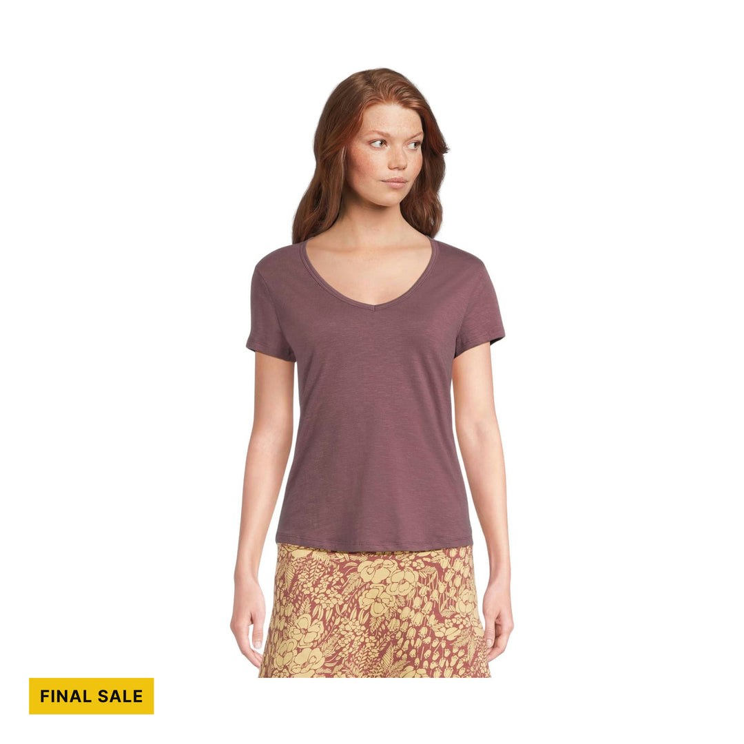 Toad & Co Women's Marley II Short Sleeve Tee - Huckleberry - FINAL SALE - Lenny's Shoe & Apparel