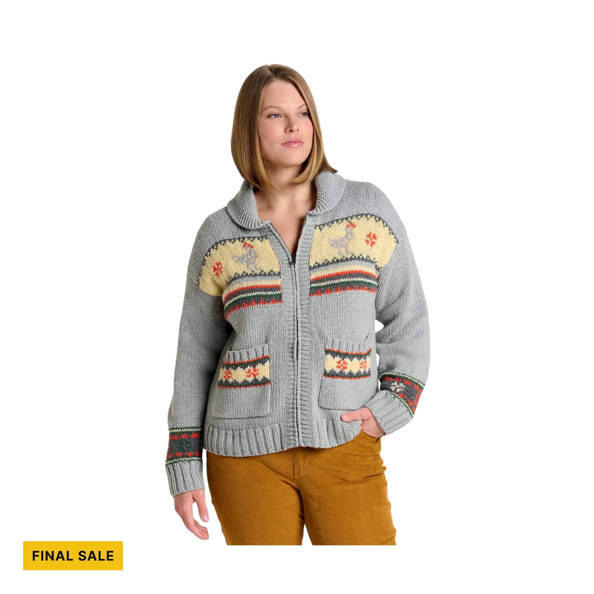 Toad & Co Women's Nitsa Zip Cardigan - Heather Grey – Lenny's Shoe