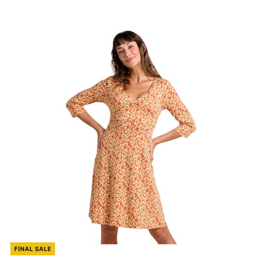Toad & Co Women's Rosalinda Dress - Gourd Ikat Print - FINAL SALE - Lenny's Shoe & Apparel