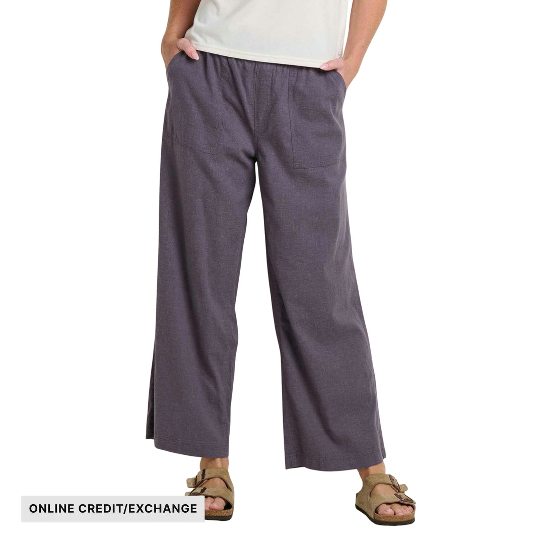 Toad & Co Women's Taj Hemp Wide Leg Pant - Ash - ONLINE CREDIT/EXCHANGE - Lenny's Shoe & Apparel