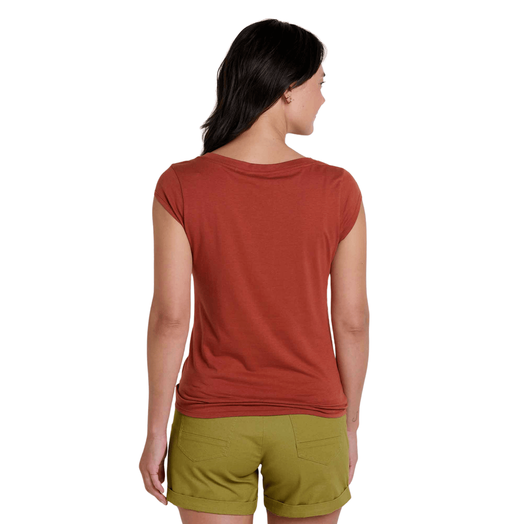 Toad & Co Women's Anza Short Sleeve Shirt - Cinnamon - Lenny's Shoe & Apparel