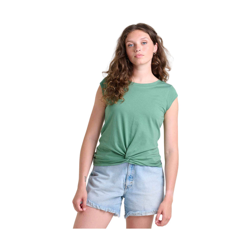 Toad & Co Women's Anza Short Sleeve Shirt - Ivy - Lenny's Shoe & Apparel