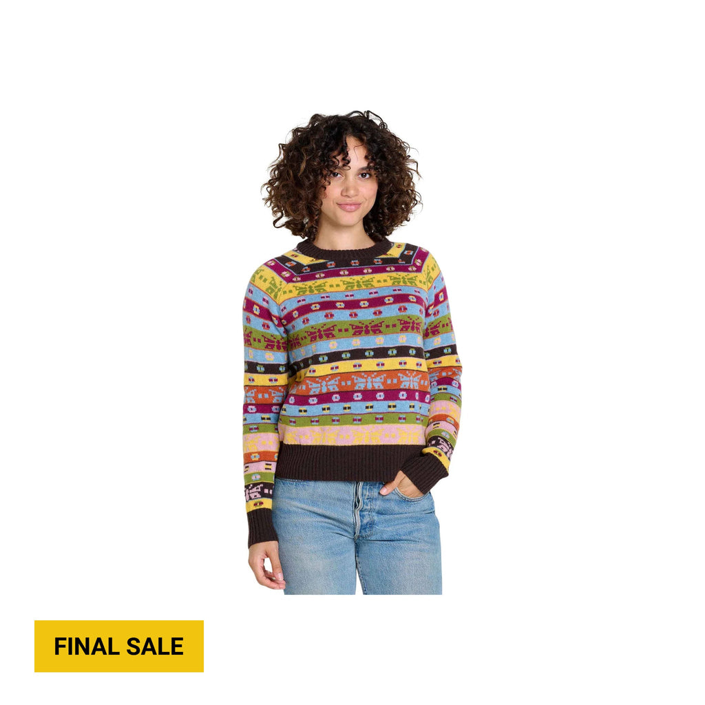 Toad & Co Women's Cazadero Crew Sweater - Boysenberry - Lenny's Shoe & Apparel