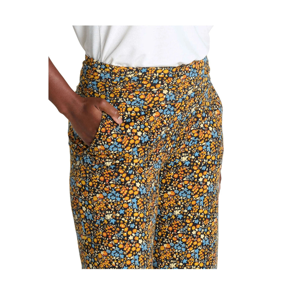 Toad & Co Women's Chaka Pull On Pant - Black Ditsy Print - Lenny's Shoe & Apparel