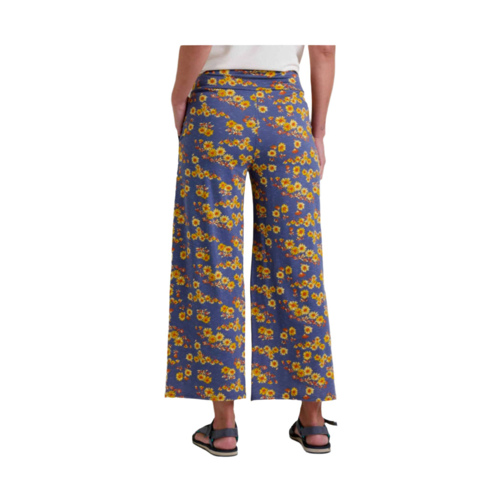 Toad & Co Women's Chaka Pull On Pant - Blue Shadow Daisy - Lenny's Shoe & Apparel