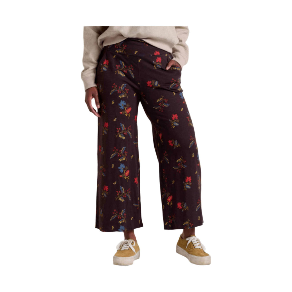 Toad & Co Women's Chaka Pull On Pant - Carob Bouquet - Lenny's Shoe & Apparel