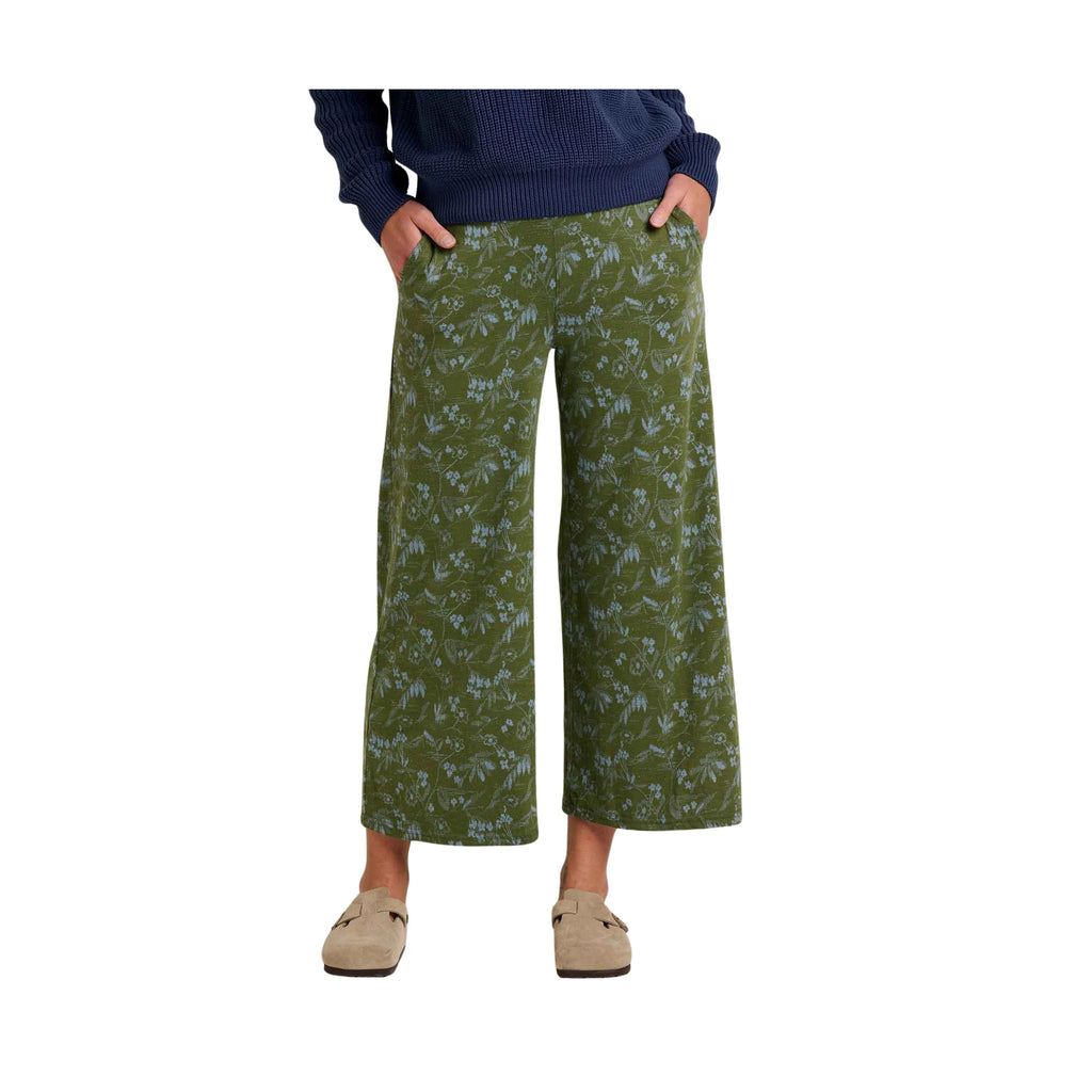 Toad & Co Women's Chaka Pull On Pant - Chive Sketch Print - Lenny's Shoe & Apparel