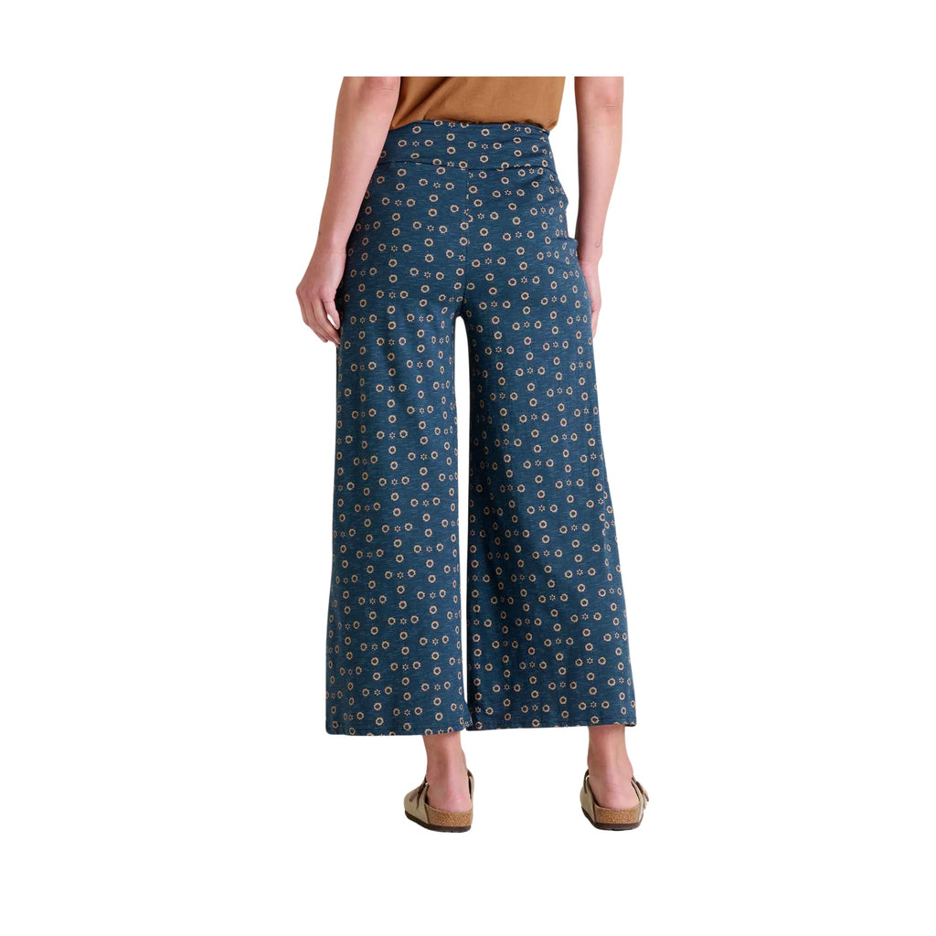 Toad & Co Women's Chaka Pull On Pant - Midnight Star Geo - Lenny's Shoe & Apparel