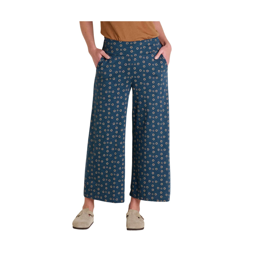 Toad & Co Women's Chaka Pull On Pant - Midnight Star Geo - Lenny's Shoe & Apparel