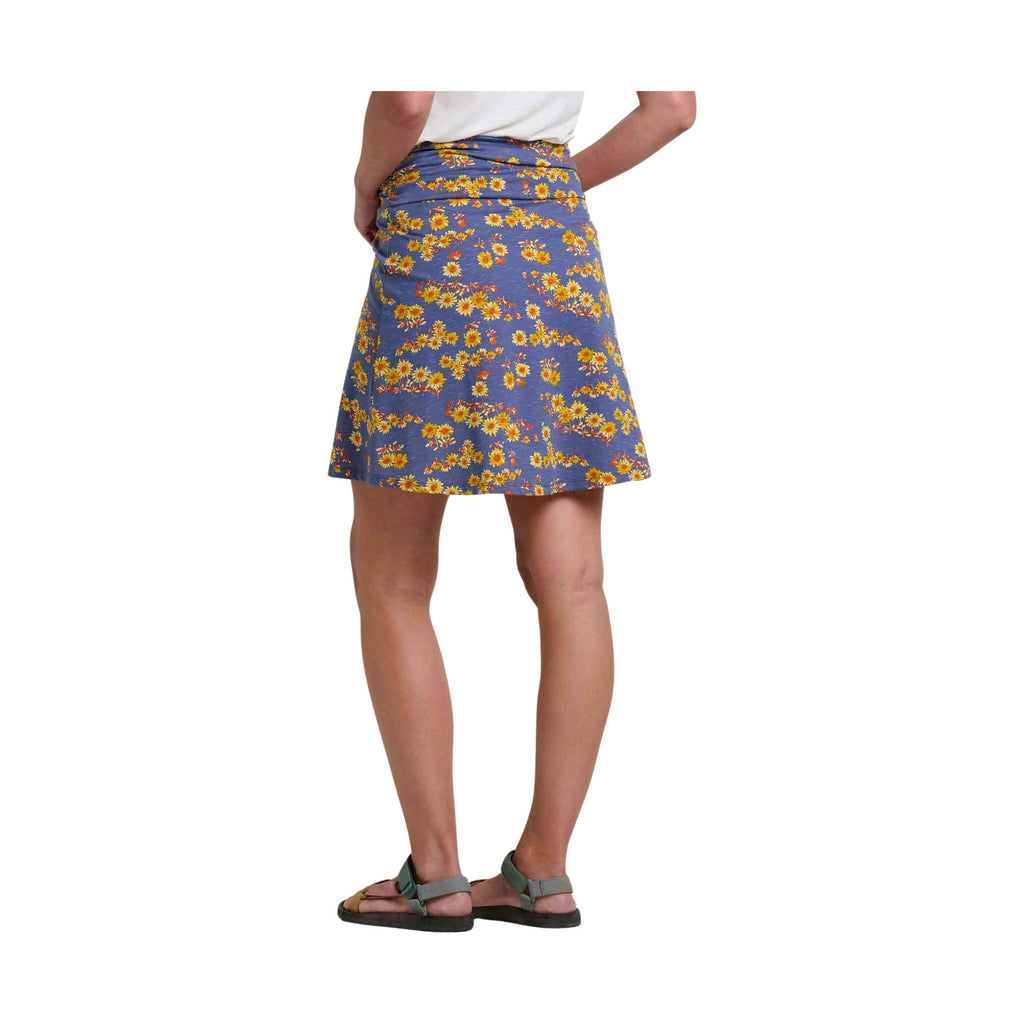 Toad & Co Women's Chaka Skirt - Blue Shadow Daisy - Lenny's Shoe & Apparel