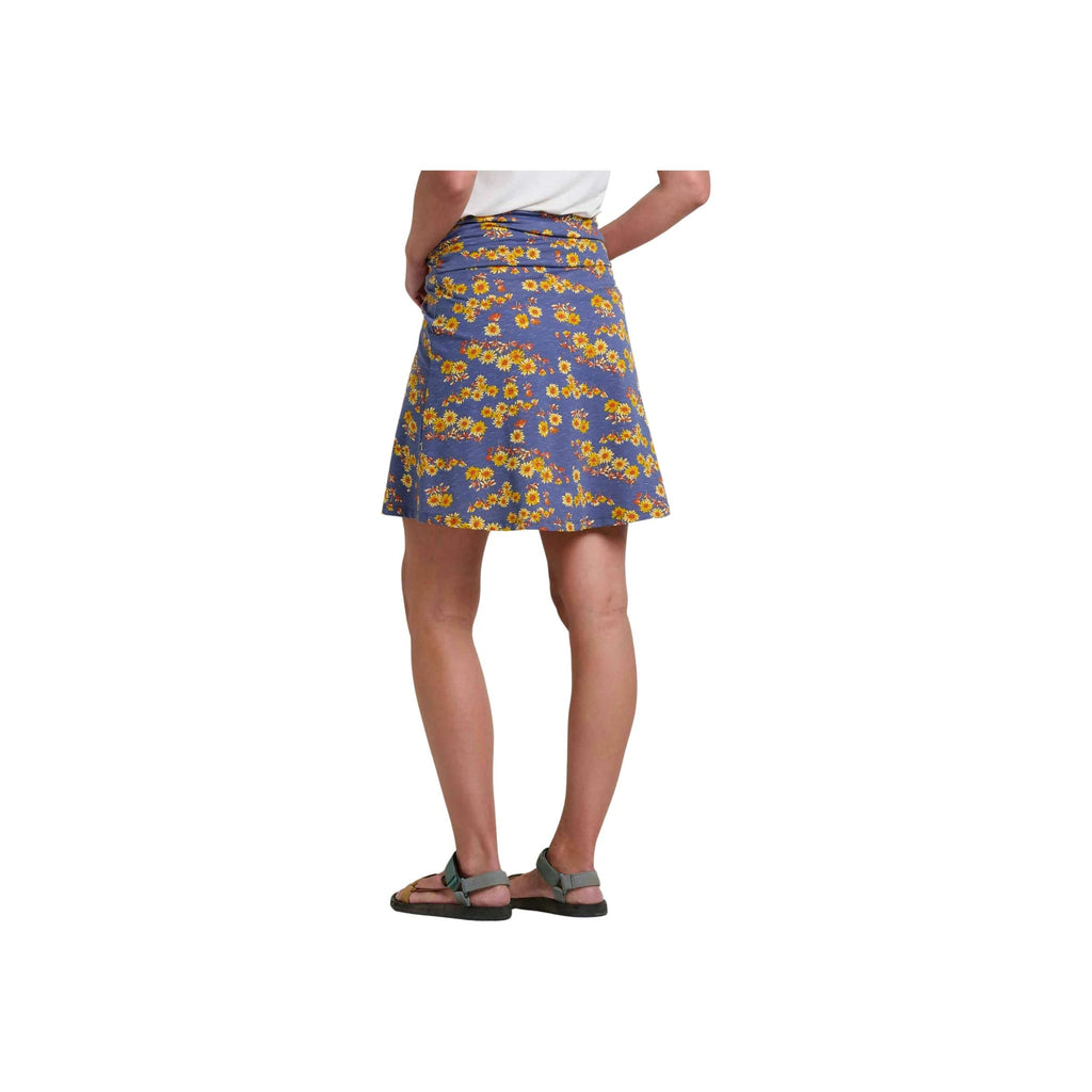Toad & Co Women's Chaka Skirt - Blue Shadow Daisy - Lenny's Shoe & Apparel
